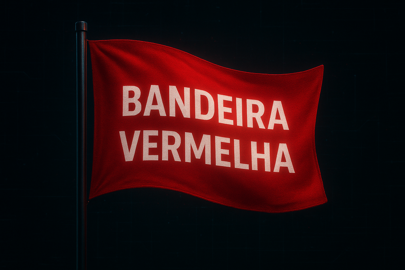 bandeira vermelha