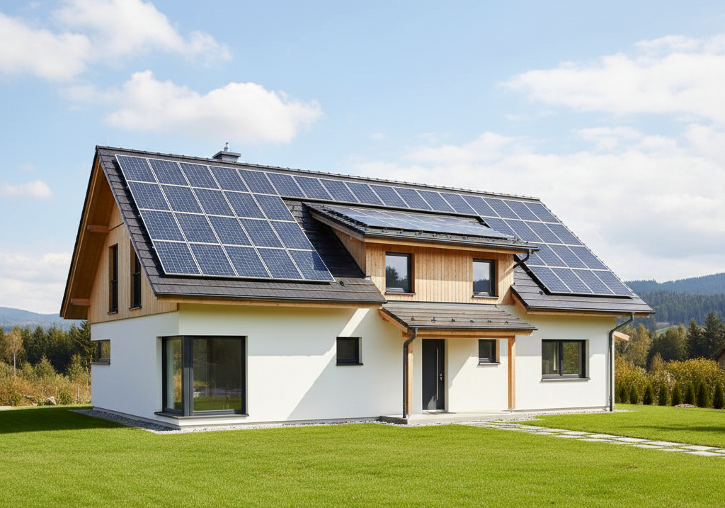 telhado placa solar - tipos de energia solar