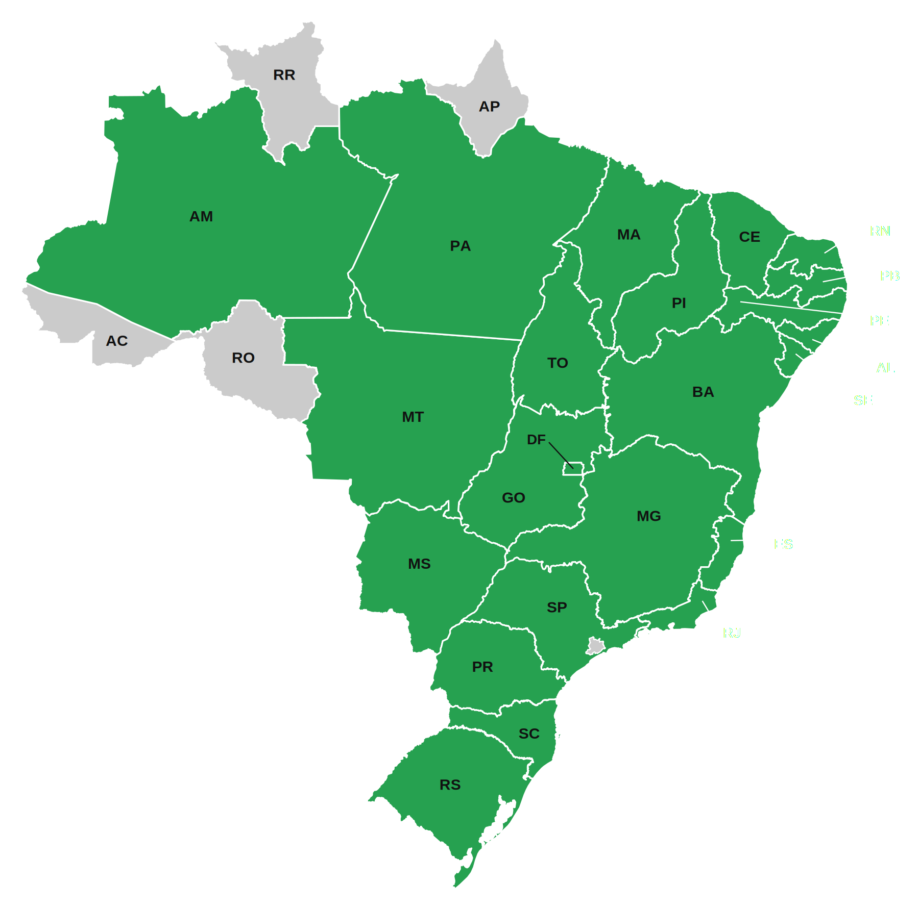 brasil atendido pela electy